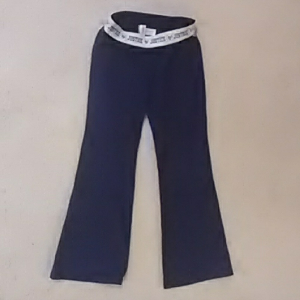 Navy blue justice yoga sweatpants